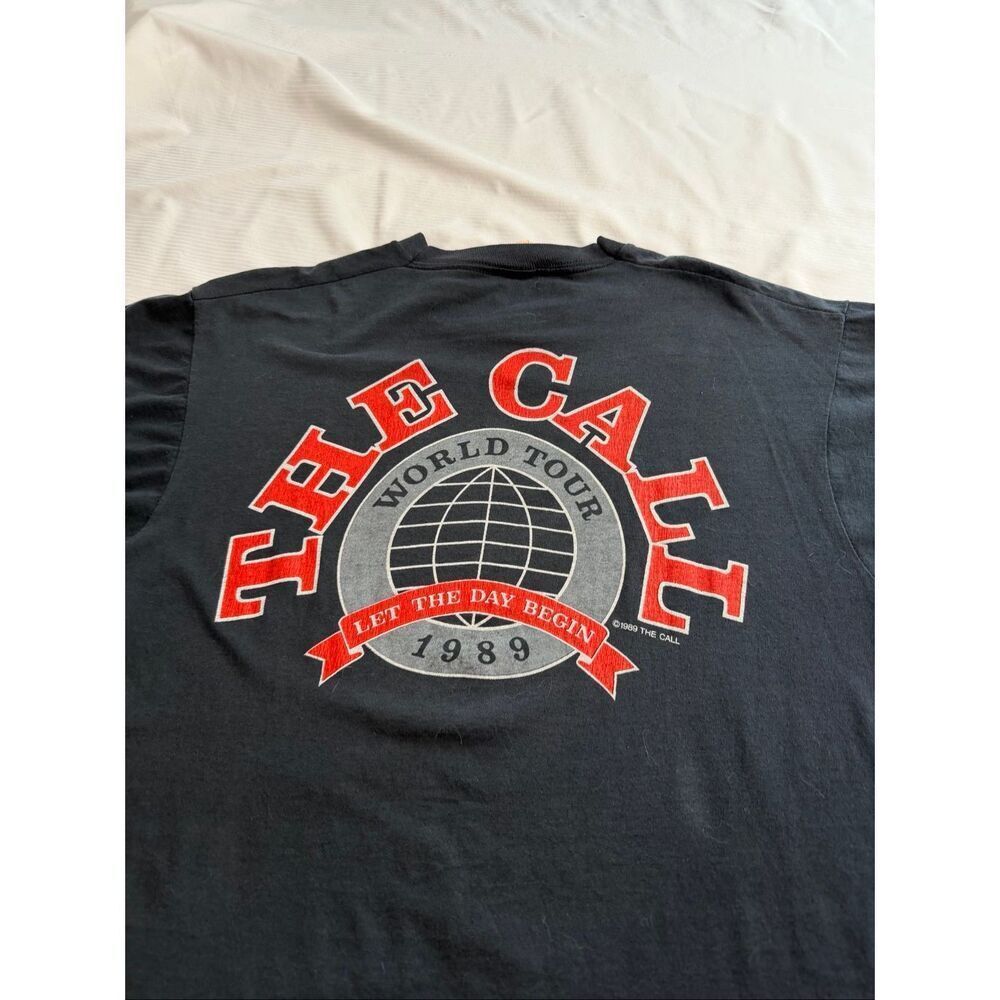 Vintage 1989 Single Stitch The Call Let the Day Begin T-Shirt Size One Size